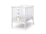 Lettino MINI MOLLY+ RIVESTIMENTO TESSILE B/TORTORA