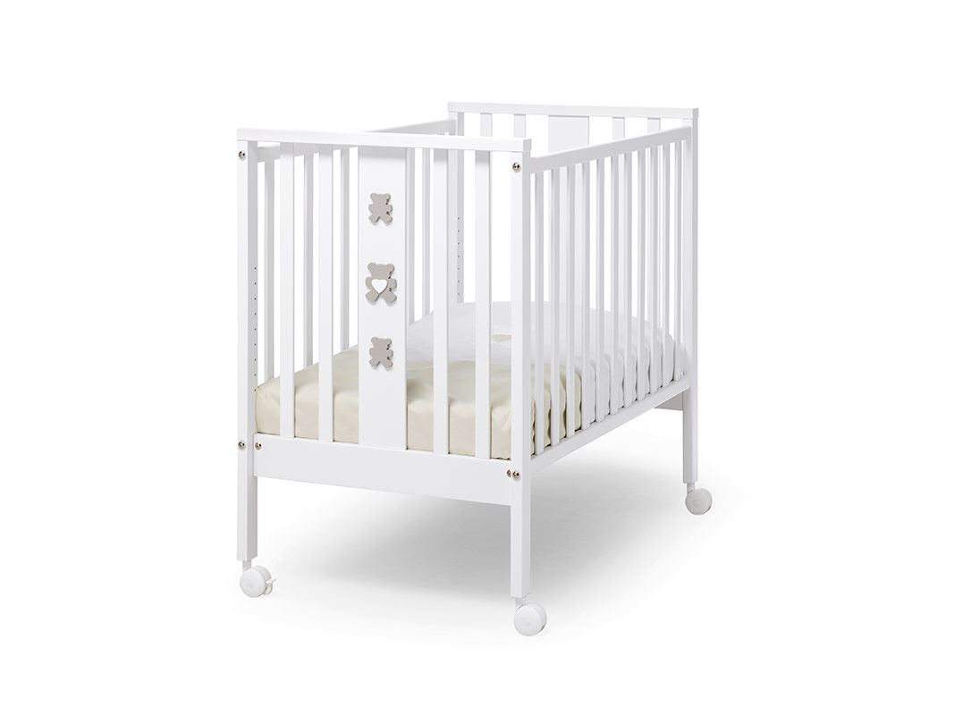 erbesi-lettino-mini-molly-bianco-tortora_1_1 Lettino MINI MOLLY+ RIVESTIMENTO TESSILE B/TORTORA - immagine 1