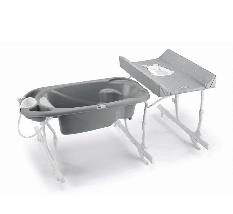 IdroBabyEstraibile_Grigio_Grigiochiaro_2.638652687581753250 BAGNETTO FASCIATOIO IDROBABY ESTRAIBILE CAM - col 265 CONIGLIO - immagine 1