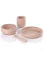 SET PAPPA SILICONE DINNER SET JANÈ PALE