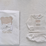 Coordinato Nanan Orso fiocco