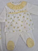 Coordinato Babyvip Fiori Giallo - immagine 2