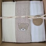 Tris di Mussole Coccolissimi Teddy