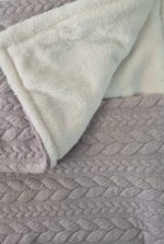 Copertina carrozzina in lana Coccolissimi Teddy - immagine 3