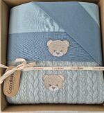 Kit carrozzina Teddy: coperta in cotone di bamboo+ lenzuola coordinate Coccolissimi - immagine 5