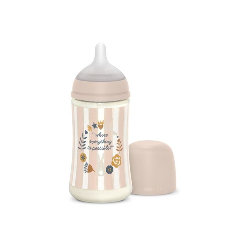308750-Suavinex-Biberon-Wonderland-270-ml-Flusso-Medio-Rosa-1 BIBERON 270ML SUAVINEX WONDERLAND ROSA - immagine 1