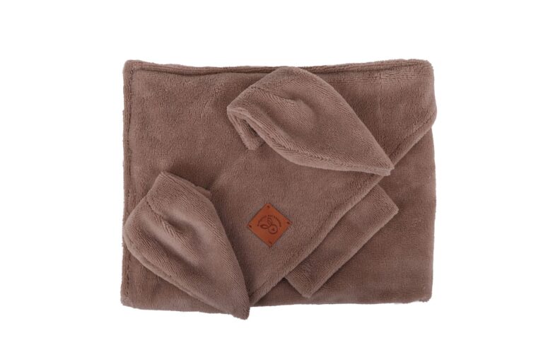 ACCCAPPATOIO IN SPUGNA CHOCO ACCAPPATOIO IN SPUGNA DI BAMBU' ALEMY AL31124CH CHOCOLATE - immagine 1