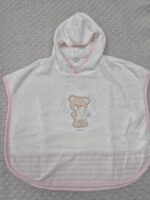 Accappatoio a Poncho Nanan Rosa 6/12 mesi
