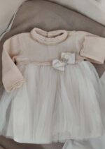 Vestitino Marlù in Lana e Tulle Panna