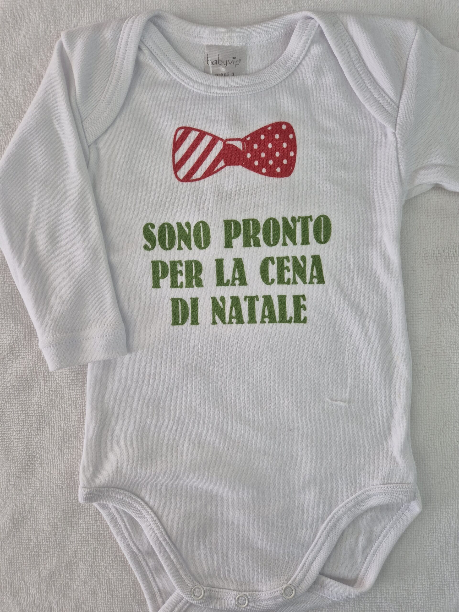 20251108_104505 Body manica lunga Babyvip J1507/01- 100% cotone caldo- 3 mesi - immagine 1