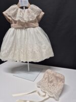 Abito da Battesimo con Cuffietta Marlù ID809- Varie misure - immagine 8