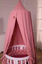 Velo Baldacchino in Mussola di cotone Alemy- Vari colori - immagine 6