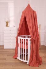 Velo Baldacchino in Mussola di cotone Alemy- Vari colori - immagine 3
