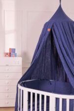 Velo Baldacchino in Mussola di cotone Shiny Alemy- Vari colori - immagine 5