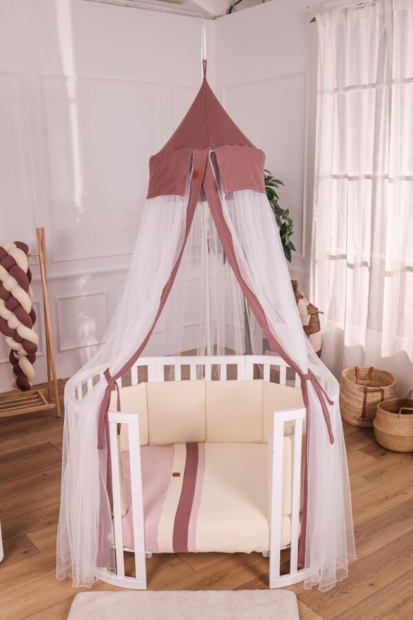 2X2A6635-600x900 VELO BALDACCHINO IN NIDINO ALEMY CHOCOLATE AL18124CH - immagine 1