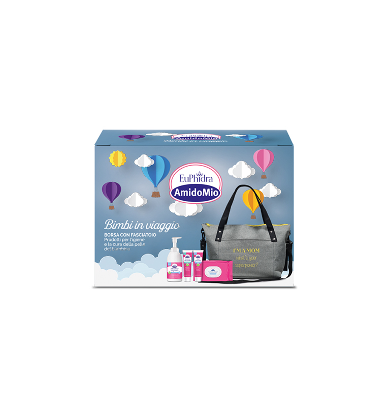 amidomio_borsa_bimbi_in_viaggio Set regalo “Bimbi in viaggio” EuPhidra con Borsa - immagine 1