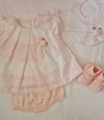 Completo due pezzi con scarpine e bavetta Marlù EB1217MU