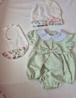 Pagliaccetto Marlù con cappello e bavetta EB2123BIS