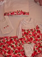 Coordinato Babyvip in Cotone Fragole