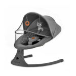 Altalena -sdraietta a dondolo elettrica 2in1 LUMI 2 Grigio Scuro - immagine 6