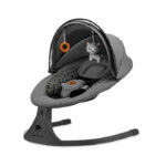 Altalena -sdraietta a dondolo elettrica 2in1 LUMI 2 Grigio Scuro - immagine 7