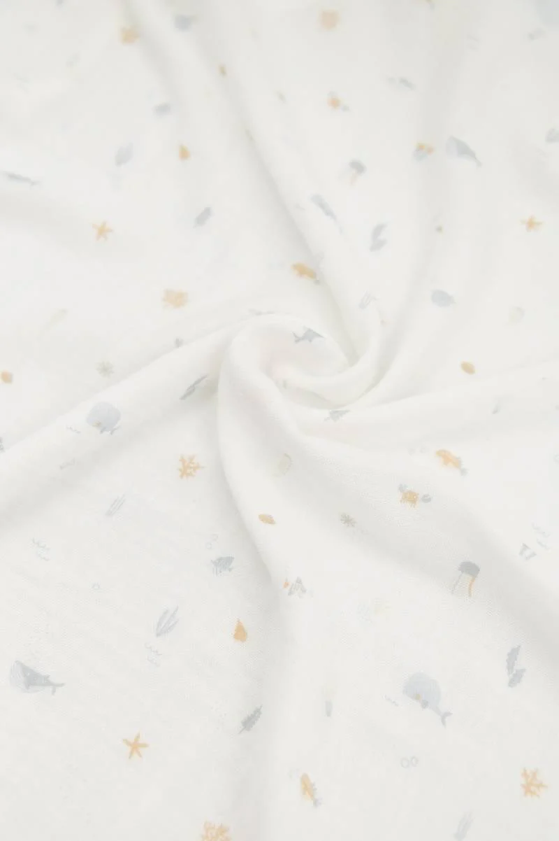 SWADDLE 70X70 SEALIFE 326 BAMBOOM - immagine 2
