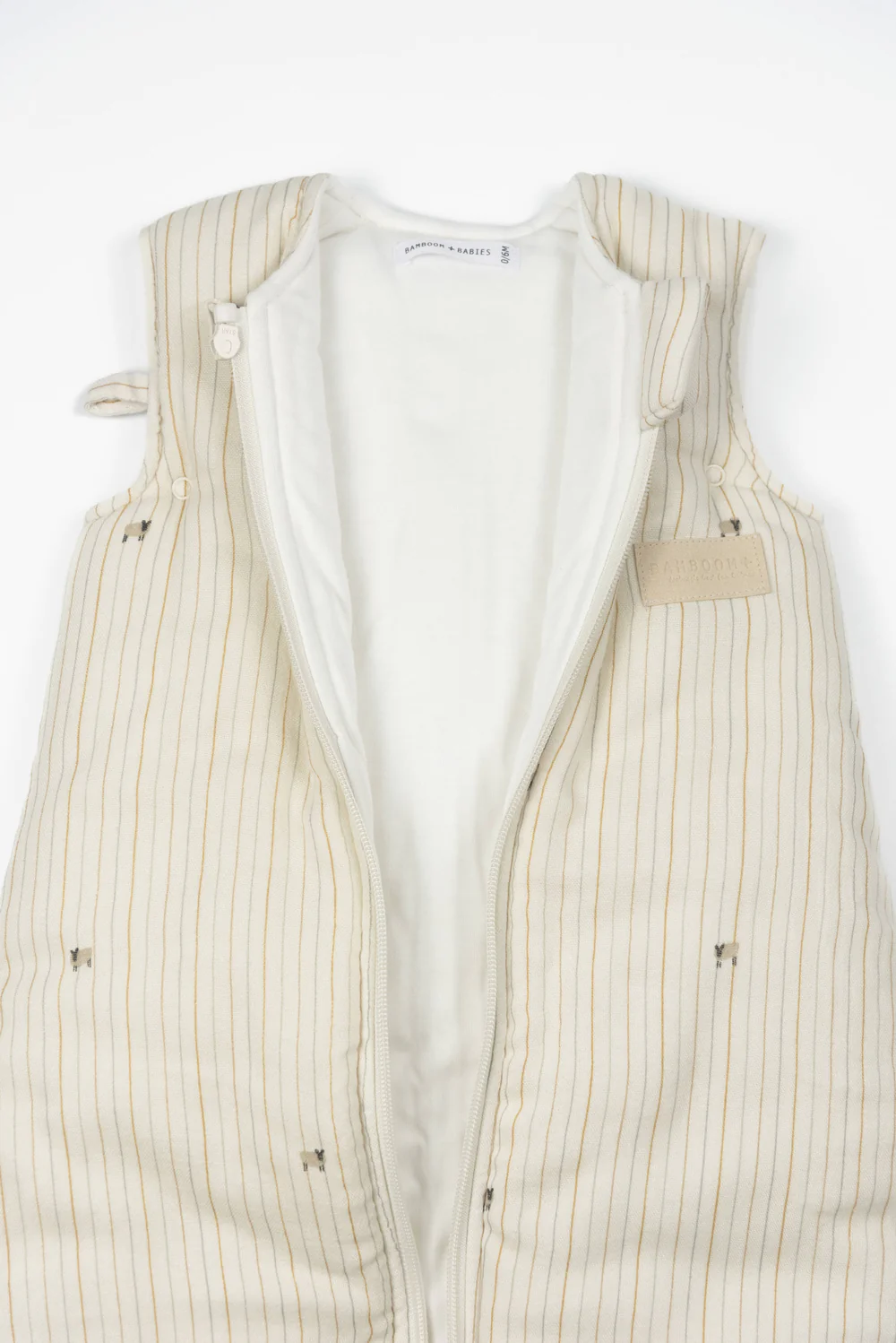 Sacco nanna neonato 0-6M Bamboom- TOG 2.7 - FARM STRIPE 532 - immagine 4
