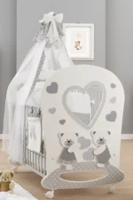 SET PROMO EXPO: LETTINO+PIUMONE+VELO CON ASTA Dolci Coccole Italbaby