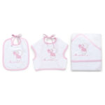 SET REGALO ORSO ITALBABY ROSA