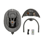 Altalena -sdraietta a dondolo elettrica 2in1 LUMI 2 Grigio Scuro - immagine 2