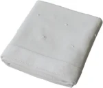 Coperta carrozzina maglia 100% cotone ricamato traspirante (90x90cm) MORBIDO POIS- Vari Colori - immagine 2