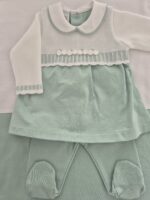 Coordinato Marlù EK25 Bianco Verde Salvia - immagine 2