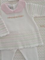 Coordinato Marlù EK13 Bianco Rosa Pesco Lime - immagine 5