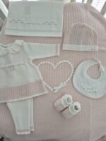 Coordinato Marlù EK24 Rosa Cipria Bianco