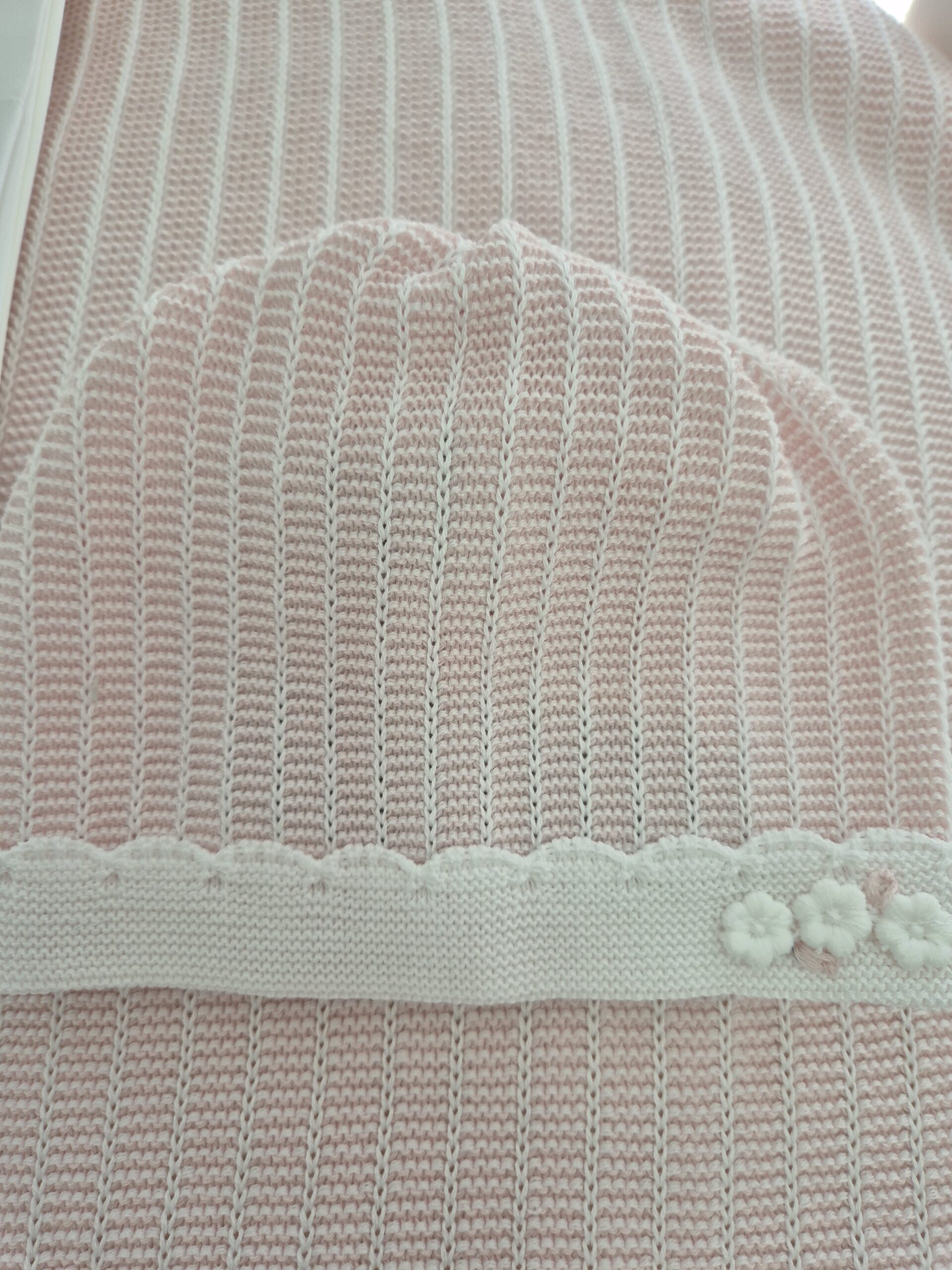 20260203_110722 Cappello Marlù EK471 Rosa Cipria Bianco - immagine 1
