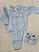 Completo 2 pezzi con scarpine Marlù EK6750 Cielo Noce