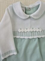 Completo 2 pezzi Marlù EK2517 Bianco Verde Salvia - immagine 2