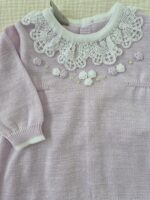 Completo 2 pezzi con scarpine Marlù EK1519 Bianco Lavanda - immagine 3