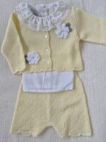 Completo 3 pezzi Marlù EK2160 Bianco Giallo