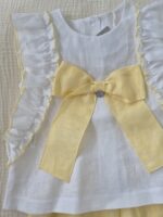 Vestinetta con mutanda Marlù EK2217MU Bianco Giallo Paglierino - immagine 2