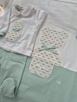 Coordinato Marlù EK52 Bianco Verde Salvia - immagine 3