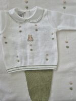 Coordinato Marlù EK56 Bianco Verde Oliva Sabbia - immagine 7
