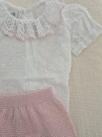 Completo 3 pezzi Marlù EK1260 Bianco Rosa Cipria - immagine 3