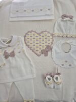 Coordinato Marlù EK10 Bianco Marsala Giallo