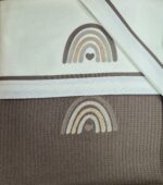 Kit carrozzina Rainbow : coperta in cotone + lenzuola coordinate Coccolissimi - immagine 3