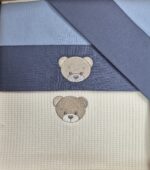 Kit carrozzina Teddy: coperta in cotone + lenzuola coordinate Coccolissimi - immagine 3