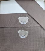 Kit carrozzina Teddy: coperta in cotone + lenzuola coordinate Coccolissimi