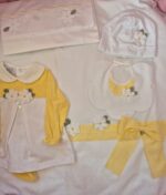 Coordinato Marlù EK22 Bianco Giallo Paglierino