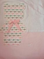 Coperta e set lenzuolo Marlù EK5281 Bianco Rosa - immagine 2