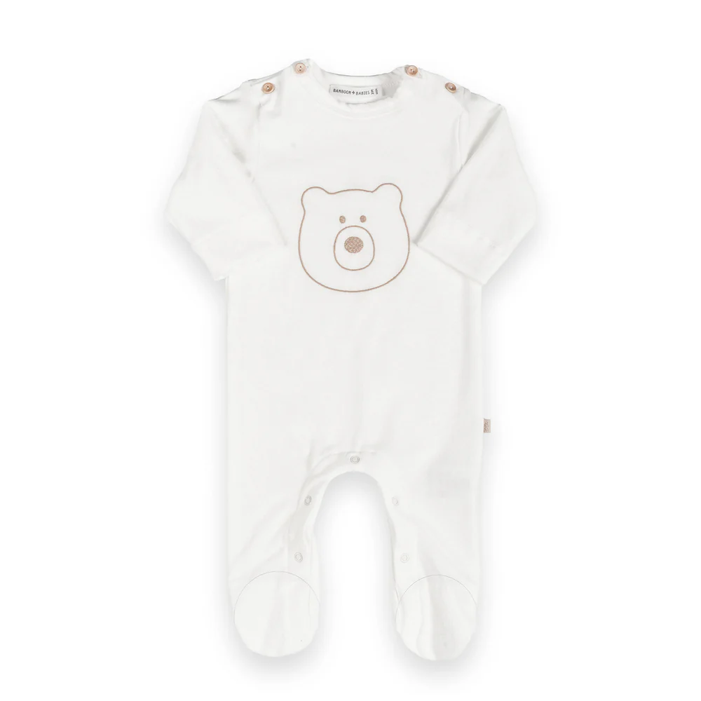 Tuta Orso con piedi Bamboom 1M - OFFWHITE 111 - immagine 2
